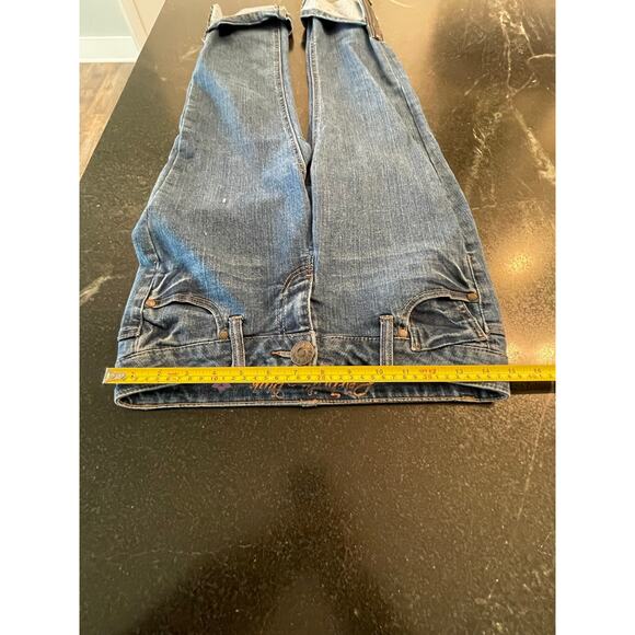 Celebrity Pink Junior size 7 denim capri with zipper detail - Picture 4 of 12